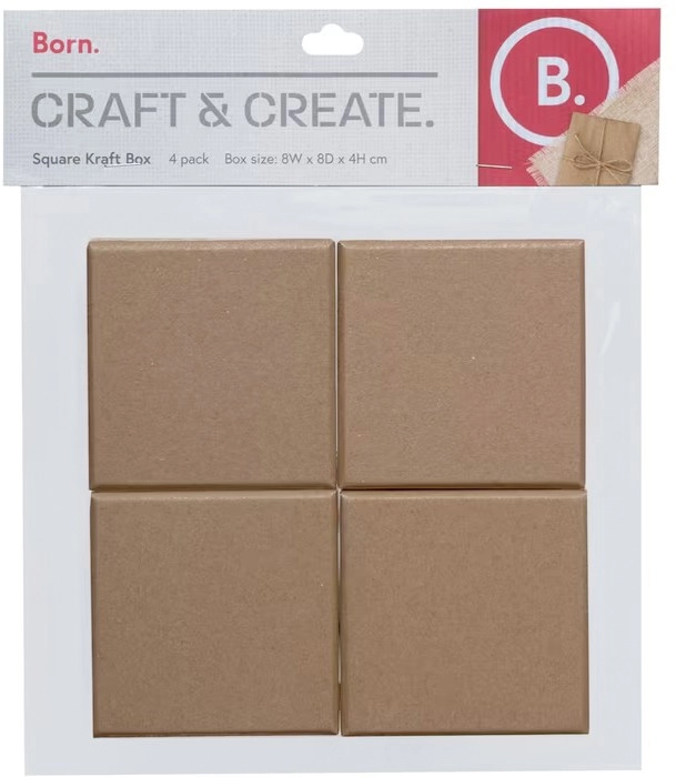 Born Kraft Boxes 4 Pack