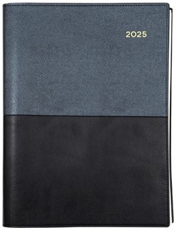 Collins Debden A5 Day to Page 2025 Vanessa Diary - Black