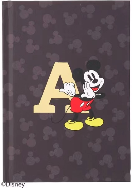 Disney Mickey B6 Initial Notebook A 192 Page