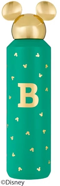 Disney Mickey Metal Initial Drink Bottle Letter B