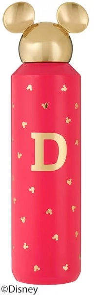 Disney Mickey Metal Initial Drink Bottle Letter D