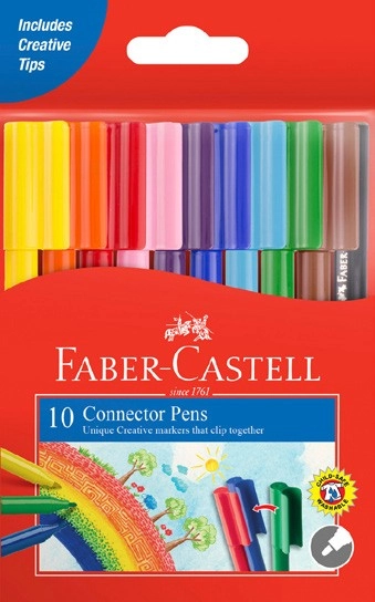 Faber Castell 10 Pack Connector Pens