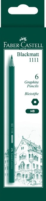 Faber Castell Economy Graphite Pencils HB 6 Pack