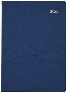 J.Burrows A4 Day to Page 2025 Alavista Diary - Navy