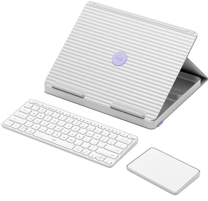 Logitech Casa Pop-Up Desk - White