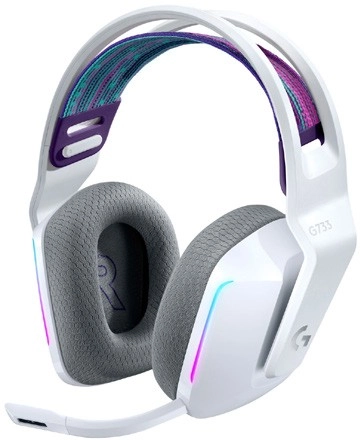 Logitech G733 Wireless Headset - White