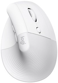 Logitech Lift Vertical Ergonomic Mouse - Off-White