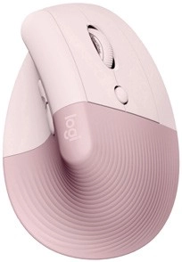 Logitech Lift Vertical Ergonomic Mouse - Rose