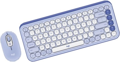 Logitech POP Icon Keyboard and Mouse Combo - Lilac