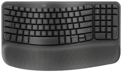 Logitech Wave Keys Ergonomic Keyboard† - Graphite