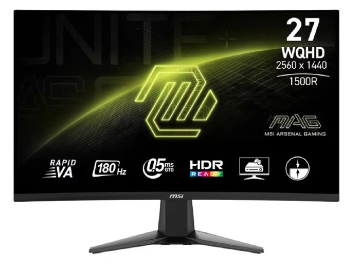 MSI G27 27" QHD Curved Gaming Monitor