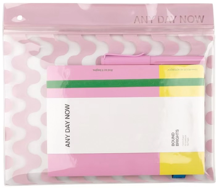 NEW LAMY Safari Rollerball Pen and Notebook Gift Set - Pink