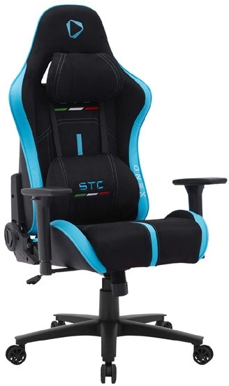 Onex STC Alcantara Gaming Chair - Black and Blue