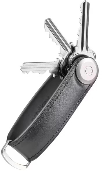 Orbitkey Hybrid Leather Key Organiser - Black