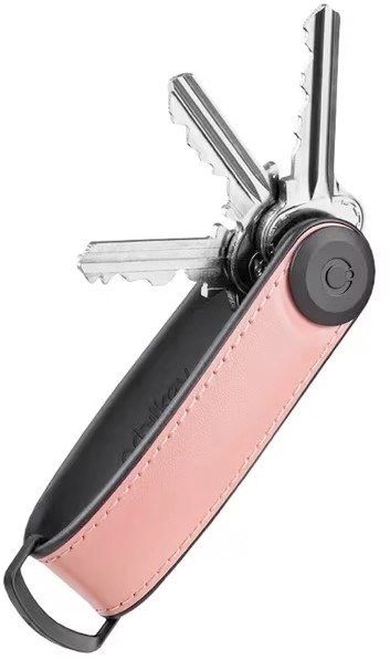 Orbitkey Hybrid Leather Key Organiser - Pink