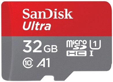 SanDisk 32GB Ultra microSDHC Memory Card