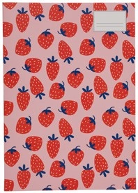 Studymate A4 96 Page Printed Exercise Books - Strawberry