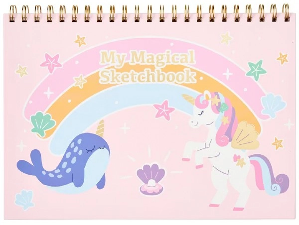 Studymate Mermicorn A4 Sketch Book 80 Page