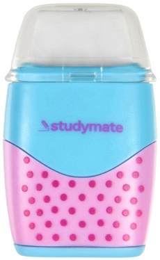 Studymate Sharpener Eraser Combo - Blue/Pink