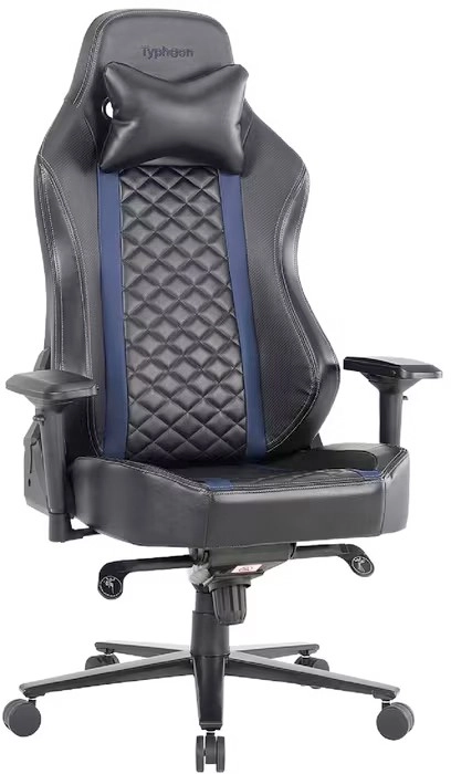 Typhoon Prime PU Leather Gaming Chair - Blue