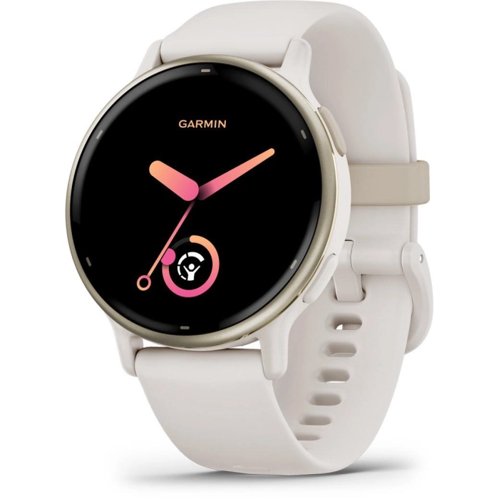 Garmin VivoActive 5 Smart Watch (Ivory/Cream Gold)