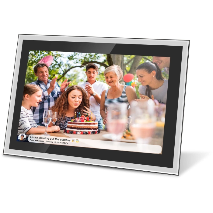 Jackson Frameo FHD Smart Digital Photo Frame 10.1" (Silver)