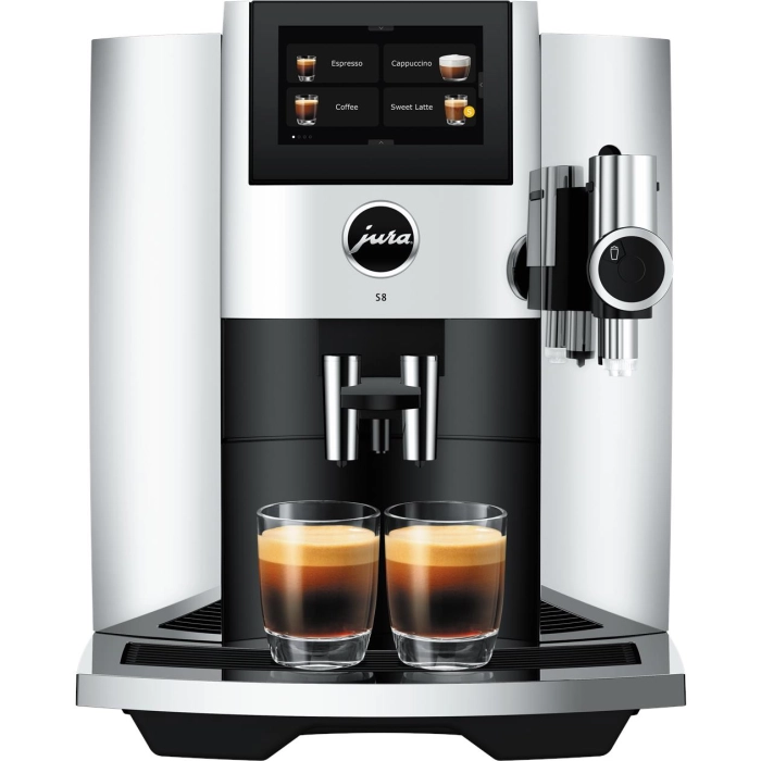 Jura S8 Fully Automatic Coffee Machine (Chrome)