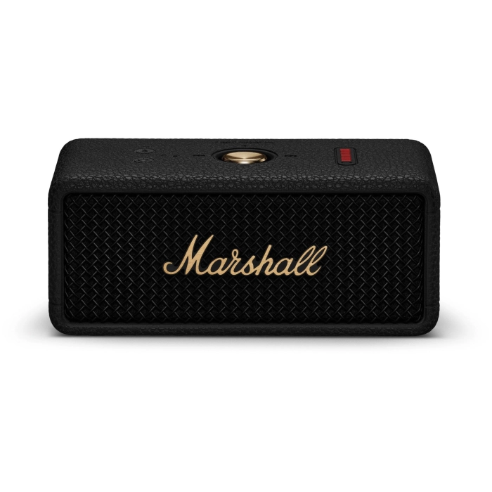 Marshall Emberton III Portable Bluetooth Speaker (Black & Brass)