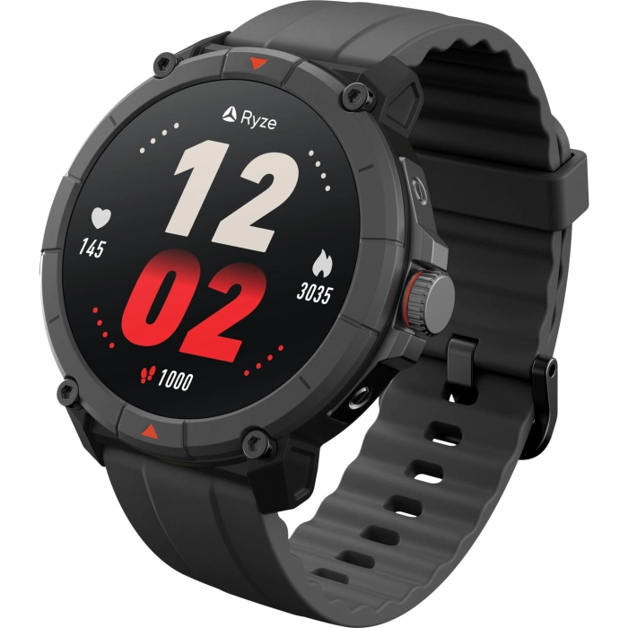 Ryze Trek Smart Watch GPS (Black/Red)