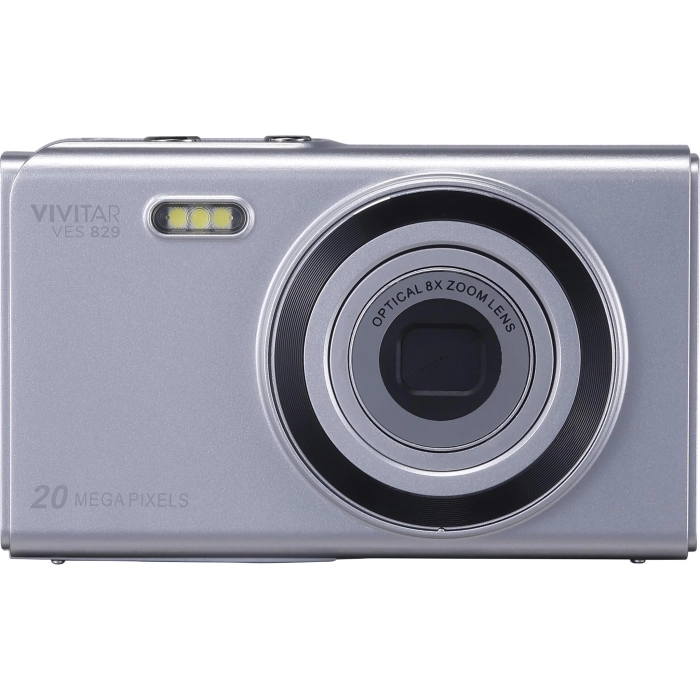 Vivitar 20MP Compact Digital Camera with 8x Optical Zoom (Silver)