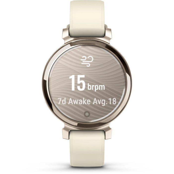 Garmin Lily® 2, Cream Gold with Coconut Silicone Band