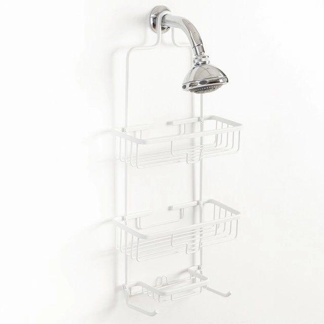 Riley White Shower Caddy by Habitat