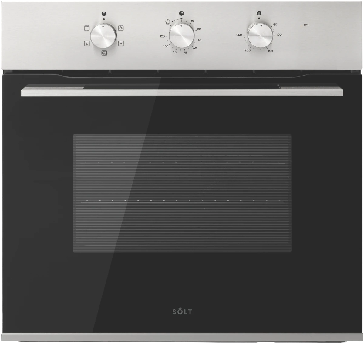 Solt 60cm Electric Oven Stainless Steel with 10amp Plug