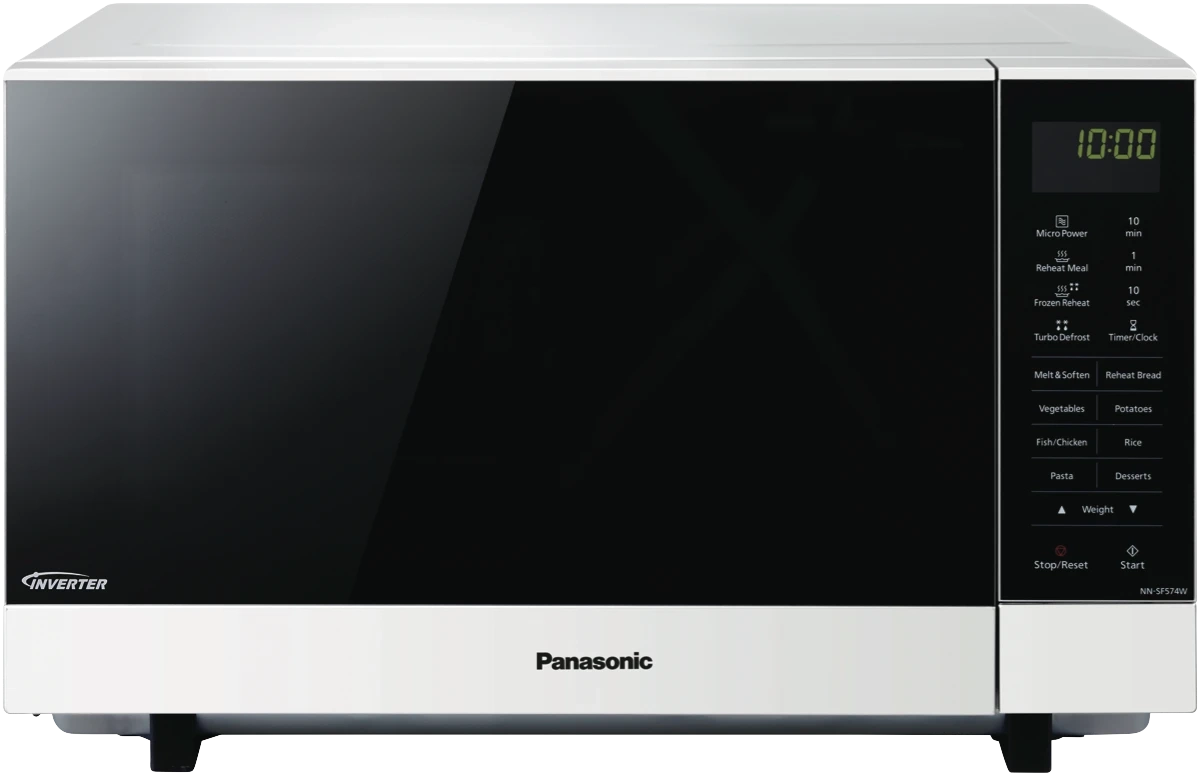 Panasonic 27L 1000W Flatbed Microwave White