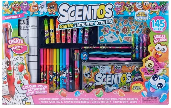 145 Pack Scentos Scented Stationery Activities Case