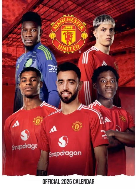 2025 Official Calendar - Manchester United