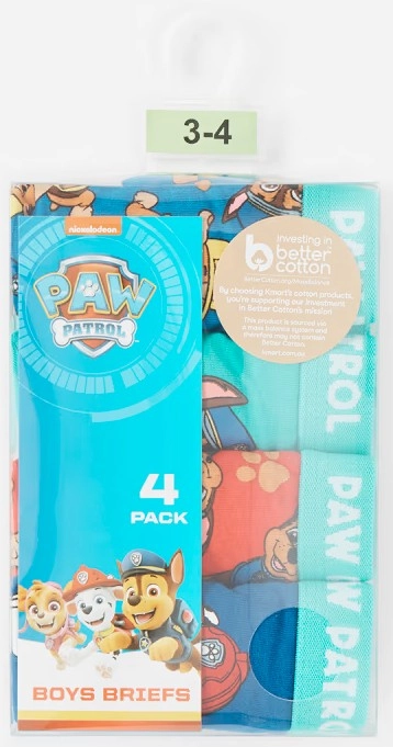 4 Pack PAW Patrol License Briefs