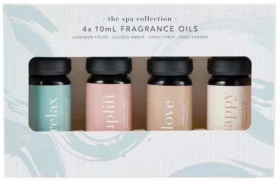 4 Pack The SPA Collection Fragrance Oil