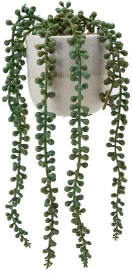 Artificial String of Pearls Plant in Pot