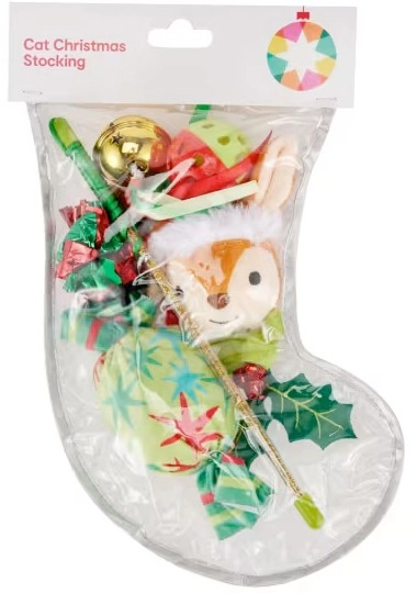 Cat Christmas Toy Stocking