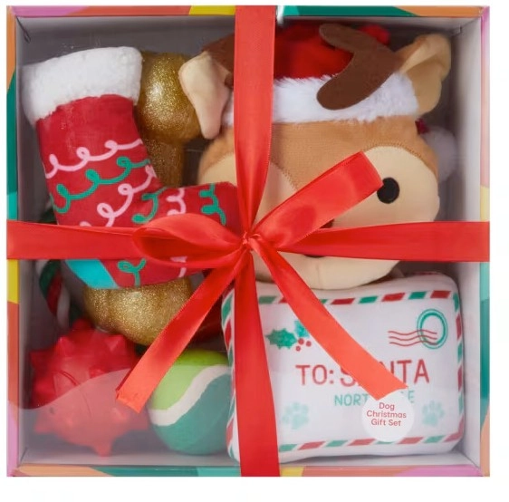 Dog Christmas Toy Box