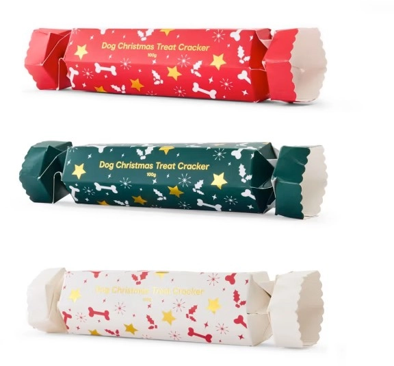 Dog Christmas Treat Cracker - Assorted