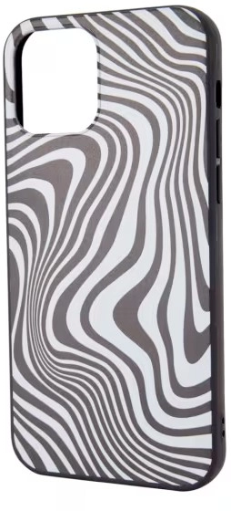 iPhone 12/12 Pro Case - Black Swirl