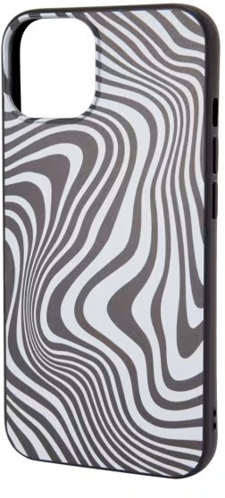 iPhone 13/14 Case - Black Swirl