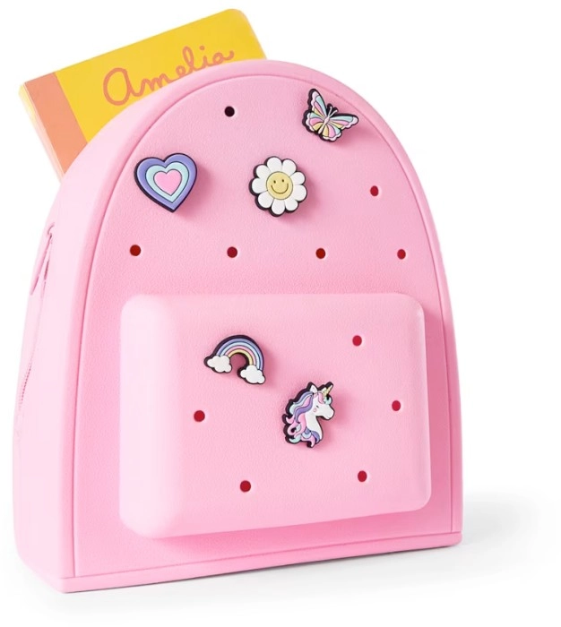 Mini Backpack with Charms - Pink