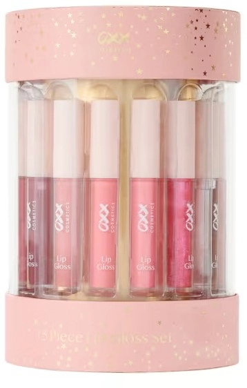 OXX Cosmetics 15 Piece Lip Gloss Set - Soft Glam