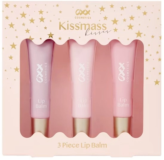 OXX Cosmetics 3 Piece Lip Balm Set - Soft Glam