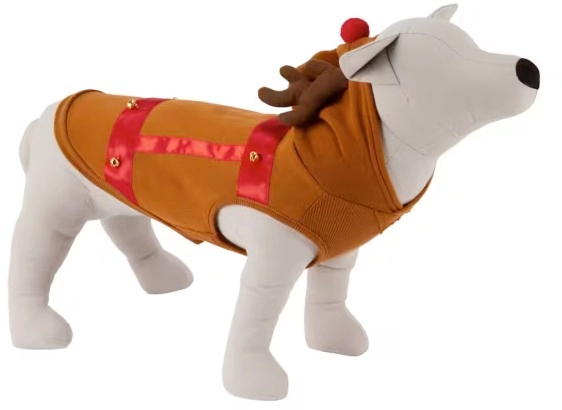 Pet Hoodie Reindeer - Medium