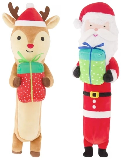 Pet Toy Christmas Long Squeaker - Assorted