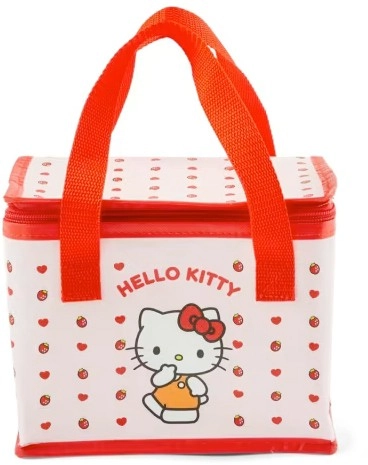 Pink and Red Hello Kitty Collapsible Lunch Bag